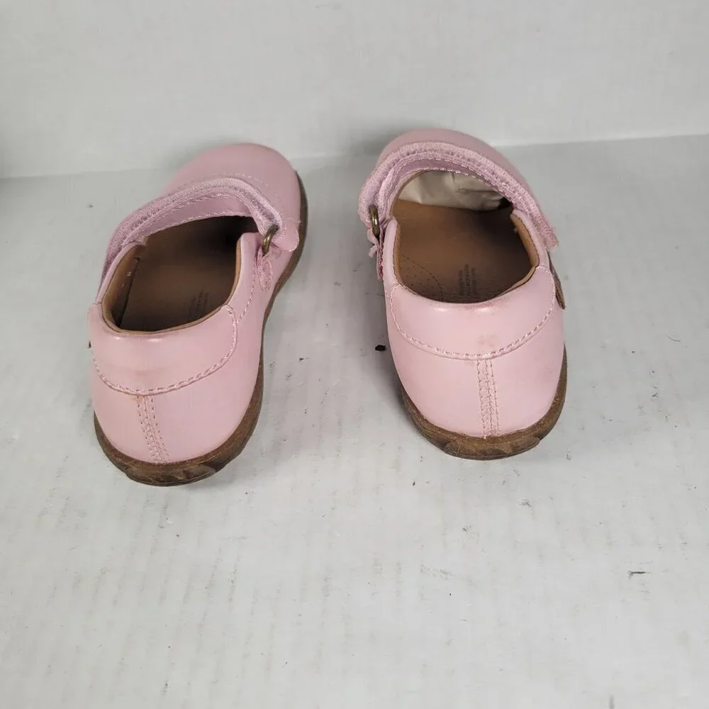 Naturnino Girls Pink Dressy Formal Toddler Mary Jane Hook & Eye Shoes Size 24